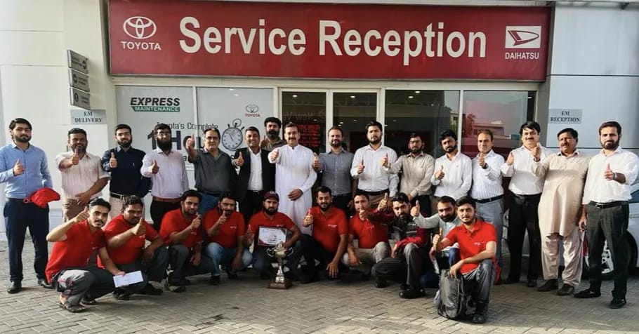 TOYOTA JINNAH MOTORS got 1st Position in Skills Contest Nationwide Diagnostics Technician!